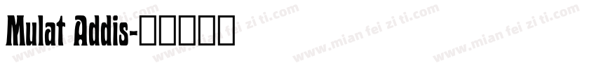 Mulat Addis字体转换